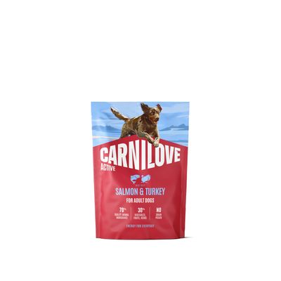 Carnilove Active dog-hond Salmon & Turkey for Adult All Breeds 1,5 kg