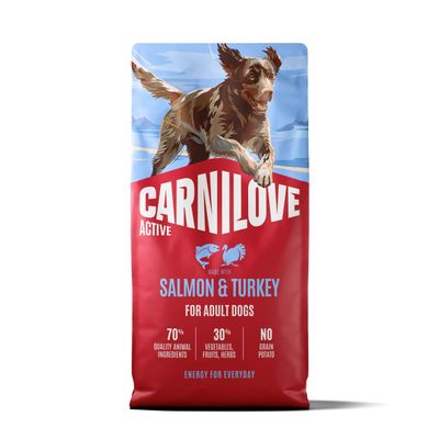 Carnilove Active dog-hond Salmon & Turkey for Adult All Breeds 12 kg