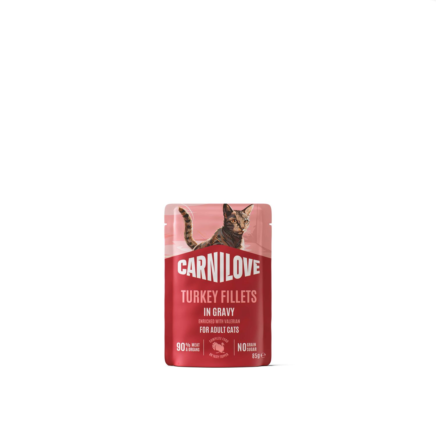 Carnilove cat-kat gravy pouch - Turkey enriched with Valerian 85 g
