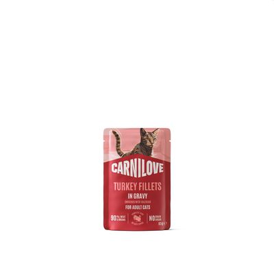 Carnilove cat-kat gravy pouch - Turkey enriched with Valerian 85 g