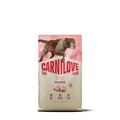 Carnilove True Fresh dog-hond - Turkey for adult all breeds 4 kg