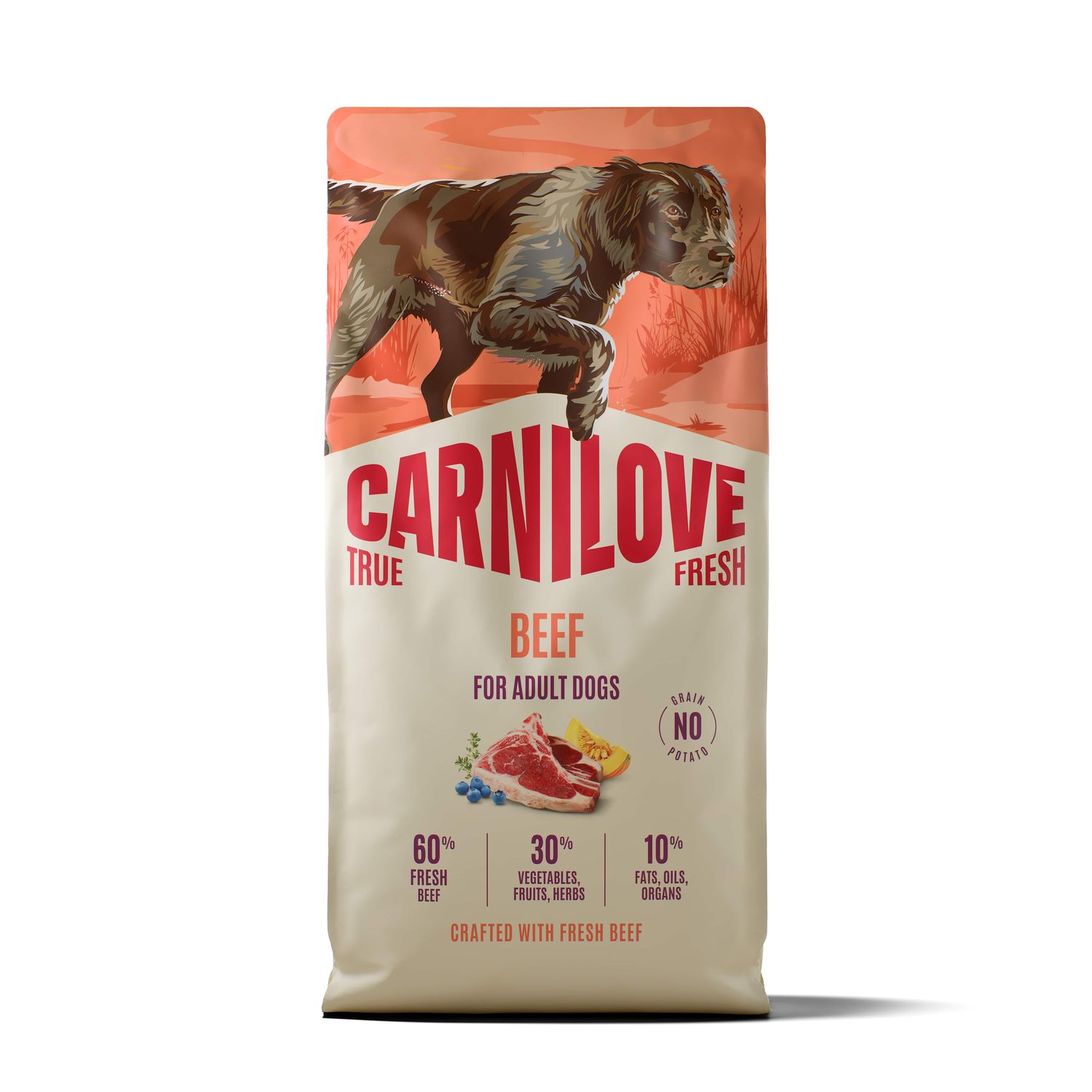 Carnilove True Fresh dog-hond - Beef for adult all breeds 12 kg