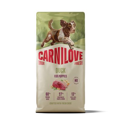 Carnilove True Fresh puppy - Duck for Puppies 12 kg Carnilove True Fresh puppy - Duck for Puppies 12 kg