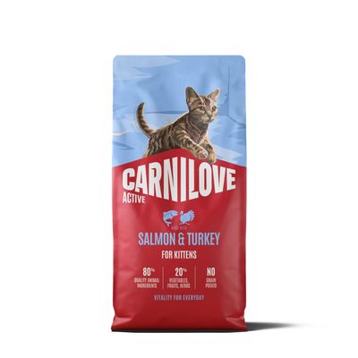 Carnilove Active kitten - Salmon & Turkey for Kittens 6 kg
