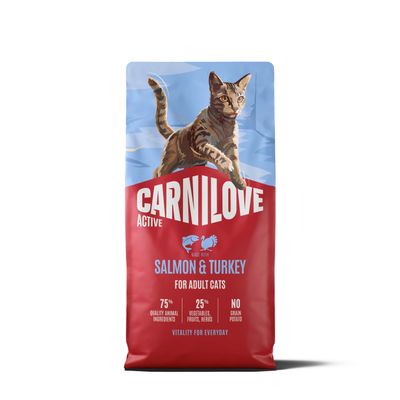 Carnilove Active cat-kat - Salmon & Turkey for Adult All Breeds 6kg