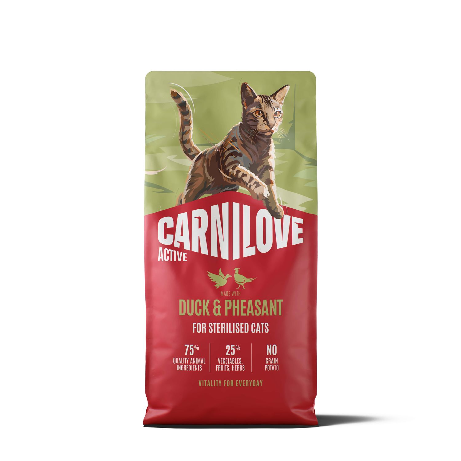 Carnilove Active cat-kat - Duck & Pheasant for Sterilised Adult All Breeds 6 kg Carnilove Active cat-kat - Duck & Pheasant for Sterilised Adult All Breeds 6 kg