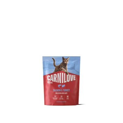 Carnilove Active cat-kat - Salmon & Turkey for Sterilised Adult All Breeds 400g