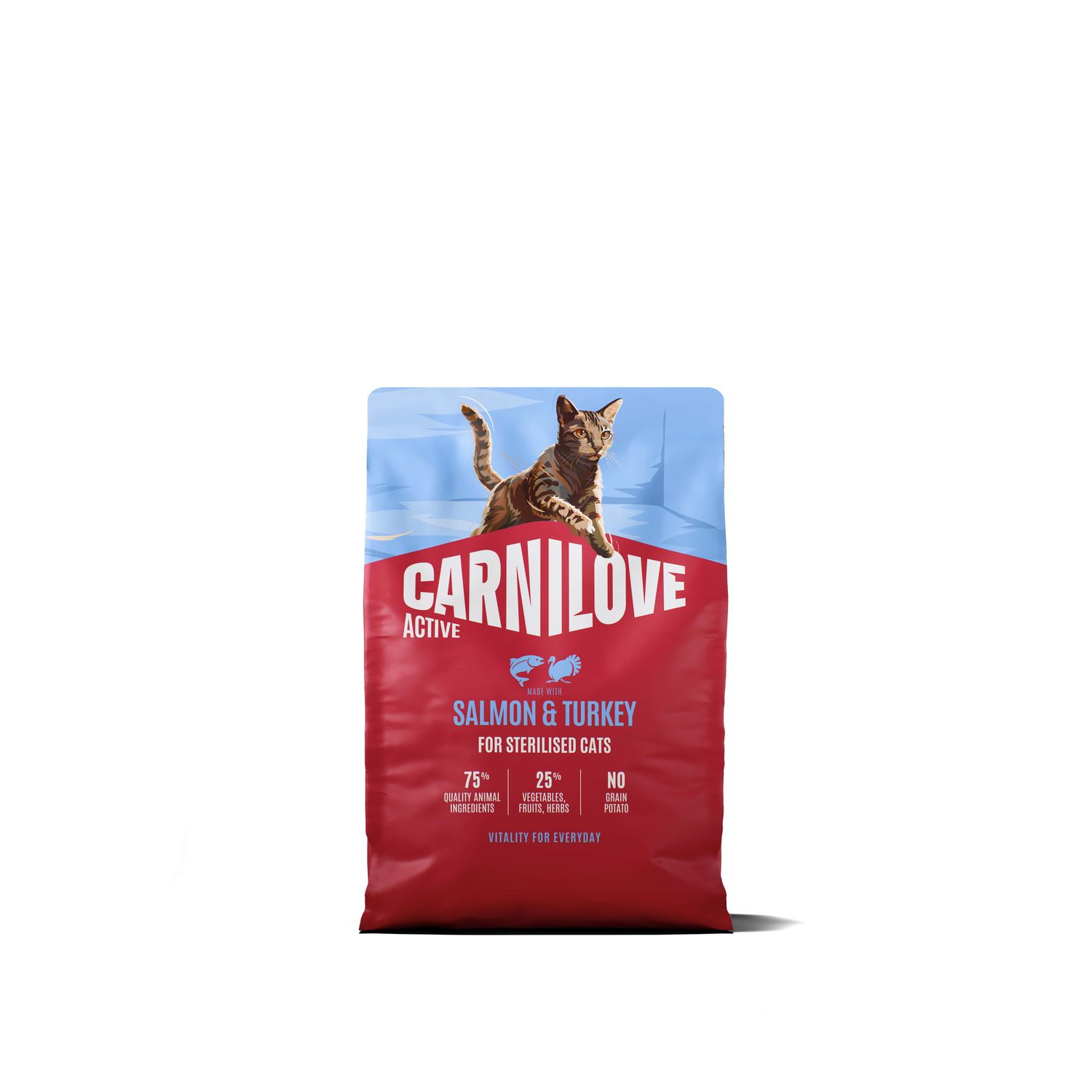 Carnilove Active cat-kat - Salmon & Turkey for Sterilised Adult All Breeds 2 kg Carnilove Active cat-kat - Salmon & Turkey for Sterilised Adult All Breeds 2 kg