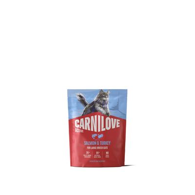 Carnilove Active cat-kat - Salmon & Turkey for Adult Large Breeds 400g