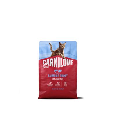 Carnilove Active cat-kat - Salmon & Turkey for Adult All Breeds 2kg