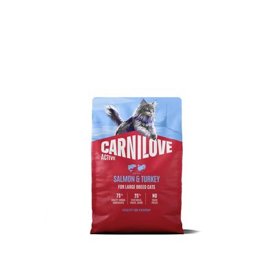 Carnilove Active cat-kat - Salmon & Turkey for Adult Large Breeds 2kg