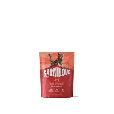 Carnilove Active cat-kat - Beef & Venison for Sterilised Adult All Breeds 400g