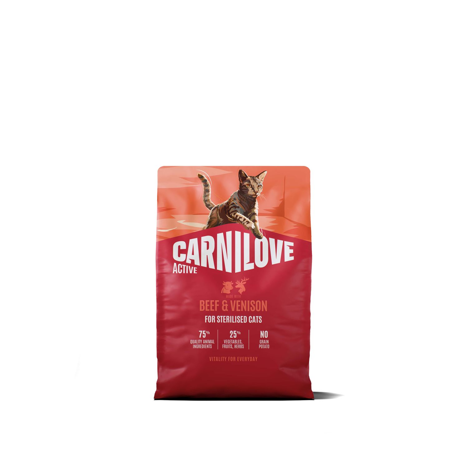 Carnilove Active cat-kat - Beef & Venison for Sterilised Adult All Breeds 2 kg Carnilove Active cat-kat - Beef & Venison for Sterilised Adult All Breeds 2 kg