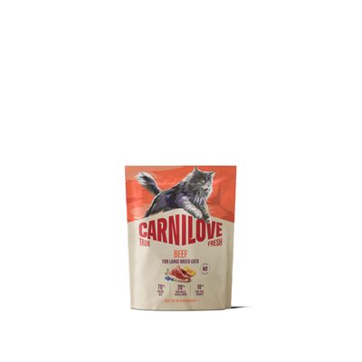 Carnilove True Fresh cat-kat - Beef for Adult Large Breeds 400 g