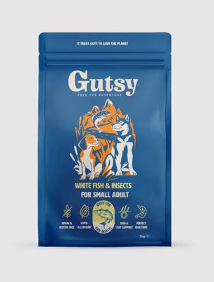 Gutsy white fish & insects adult small 2 kg Gutsy white fish & insects adult small 2 kg