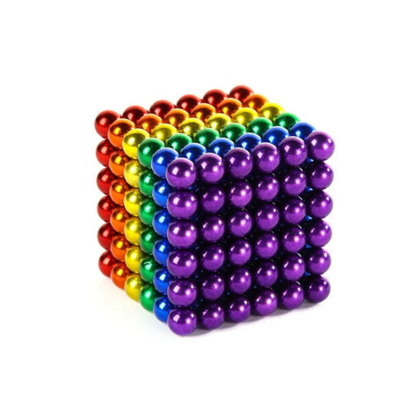 Magnetic balls cube