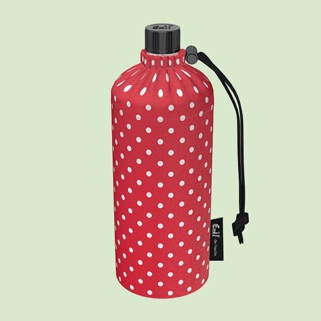 Emil 0,6 l rot-weiße Punkte