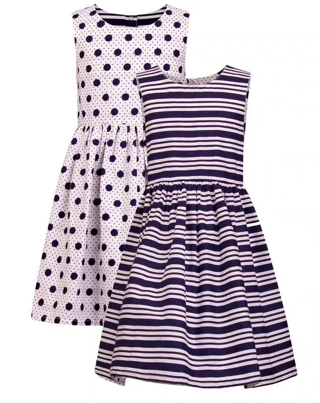 Wendekleid blau