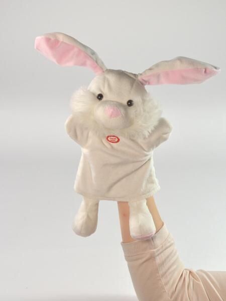Handpuppe Hase mit Musik