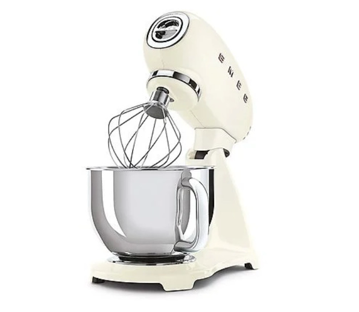 SMEG SMF03CREU IMPASTATRICE PLANETARIA, 800 W, capacità ciotola 4,8 l, Panna