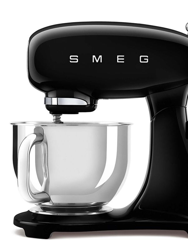 SMEG IMPASTATRICE PLANETARIA NERA , 800 W, capacità ciotola 4,8 l