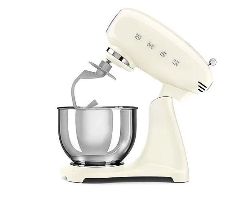 SMEG SMF03CREU IMPASTATRICE PLANETARIA, 800 W, capacità ciotola 4,8 l, Panna