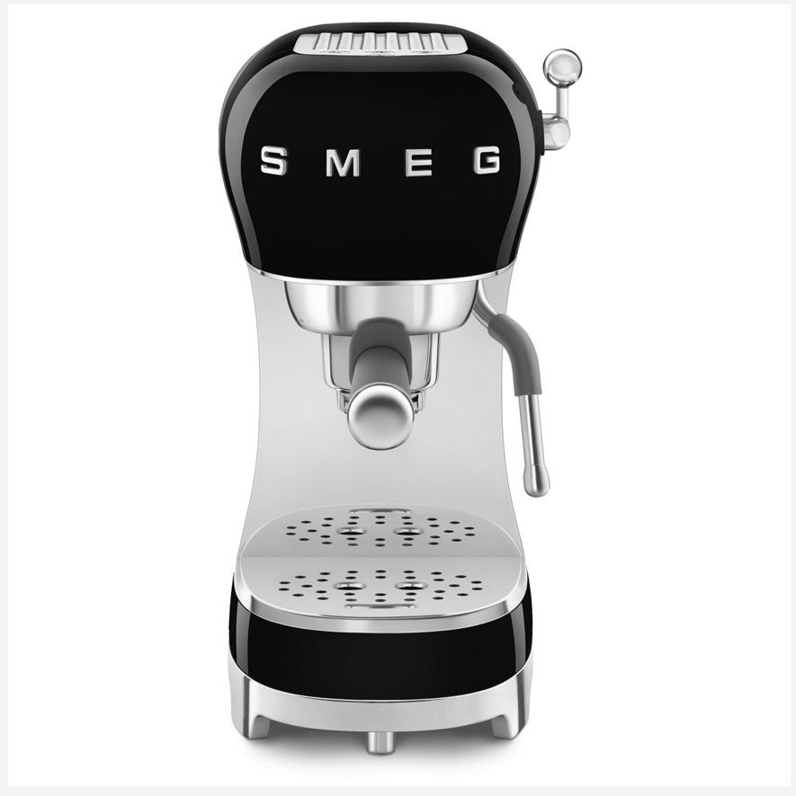 SMEG Macchina da caffè espresso manuale, Nero