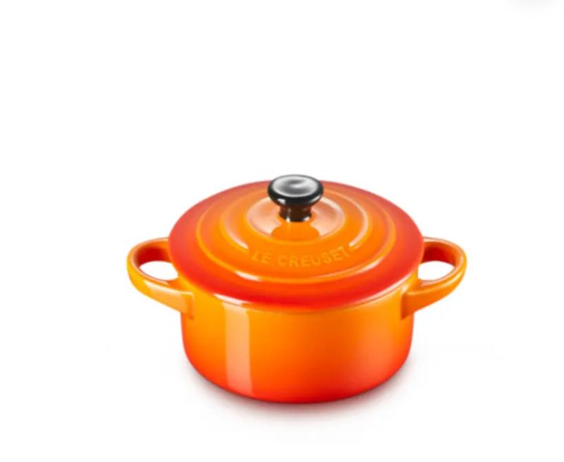 Le Creuset – Mini Cocotte Rotonda d10 Arancio Le Creuset – Mini Cocotte Rotonda d10 Arancio