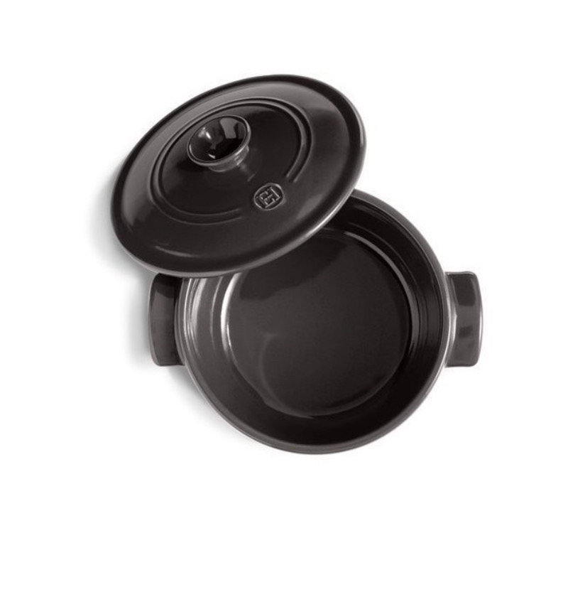 Cocotte tonda Ø20 cm 2,5lt Emile Henry nera