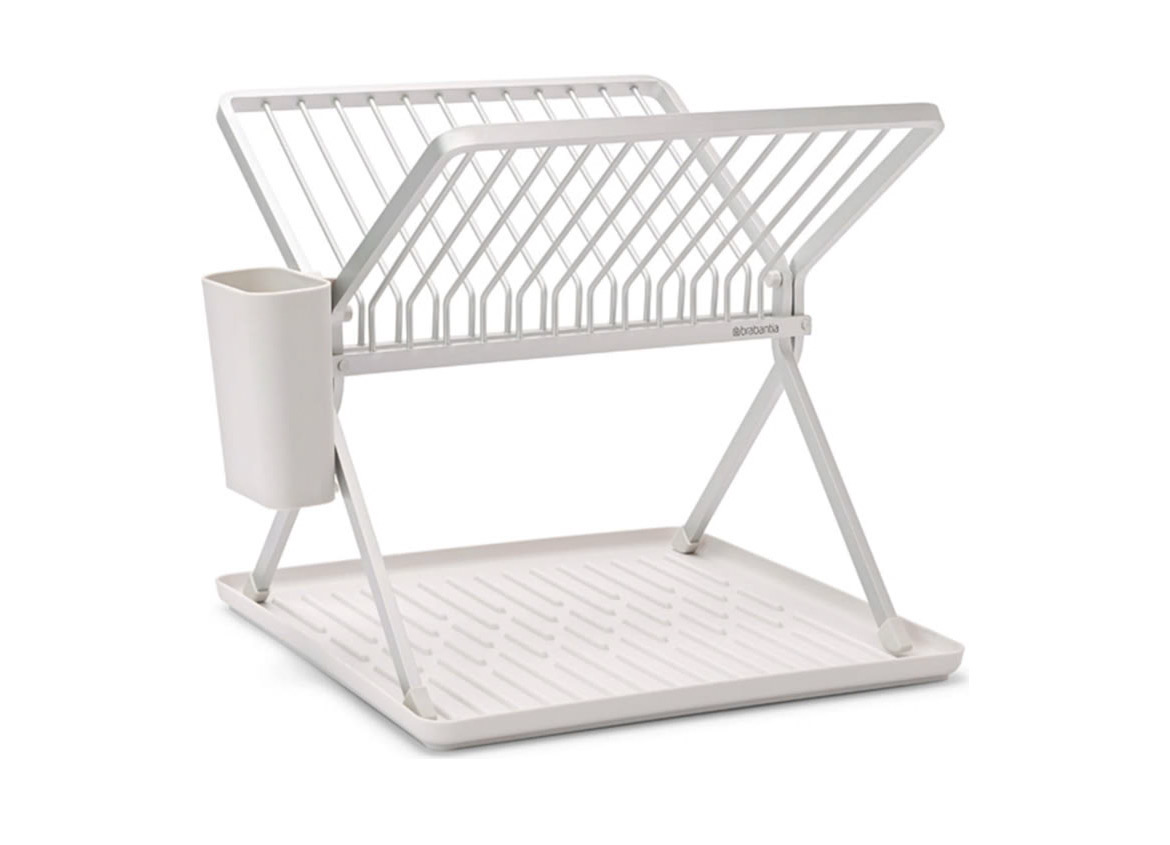 brabantia Scolapiatti Pieghevole, bianco piccolo