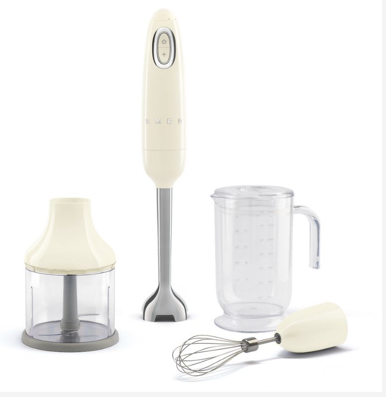 SMEG minipimer Frullatore a immersione Panna con accessori inclusi