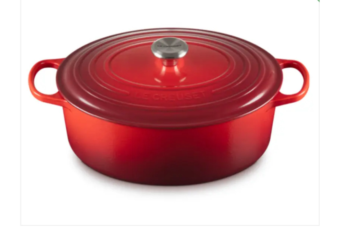 Le Creuset – Casseruola Cocotte ovale Evolution 29 rosso ciliegia