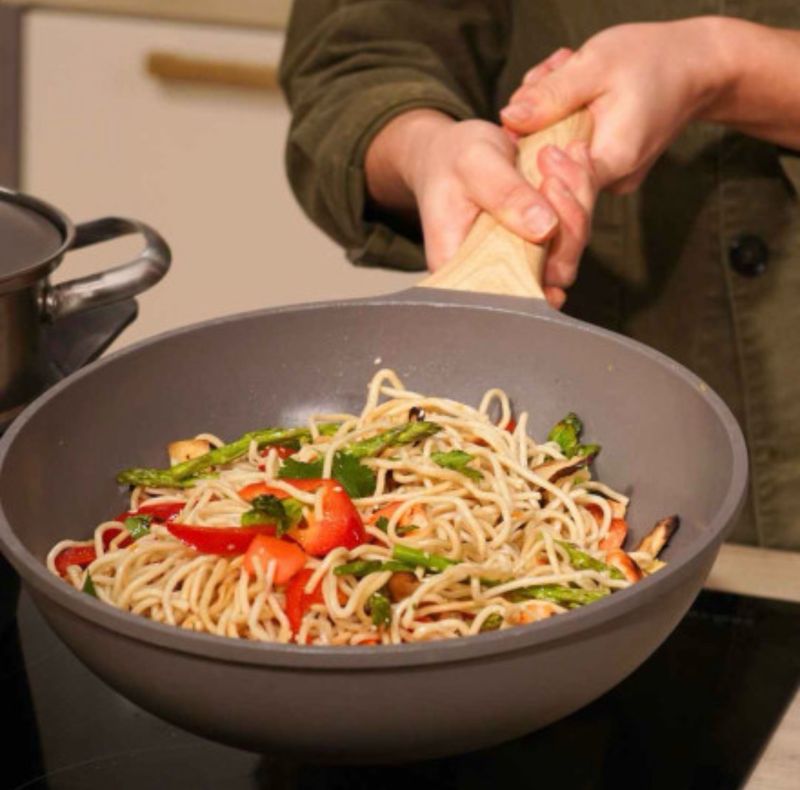 COOKUT Wok cm. 28 Moka