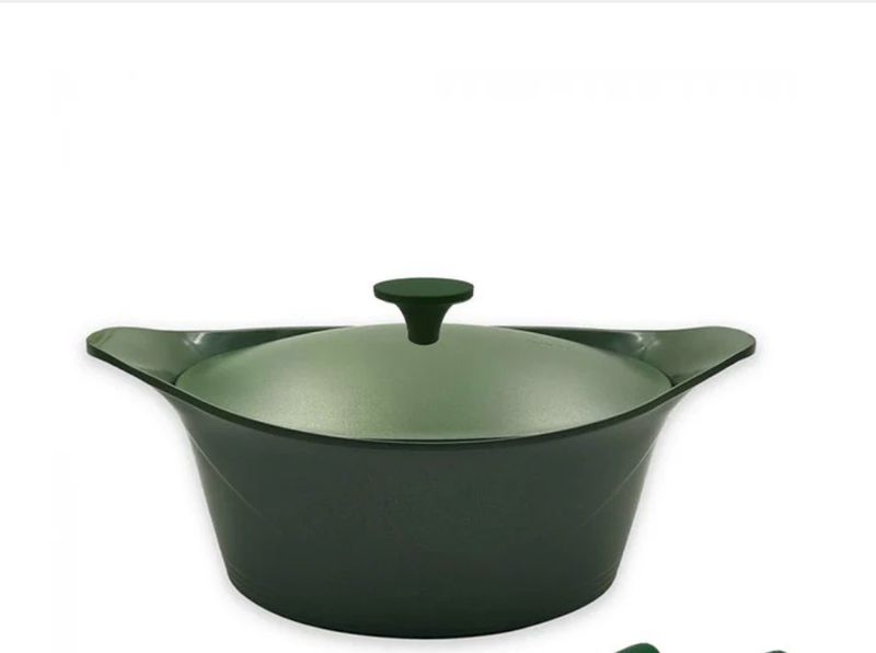 COOKUT L'Incredibile Cocotte in Metallo 33cm Verde Felce