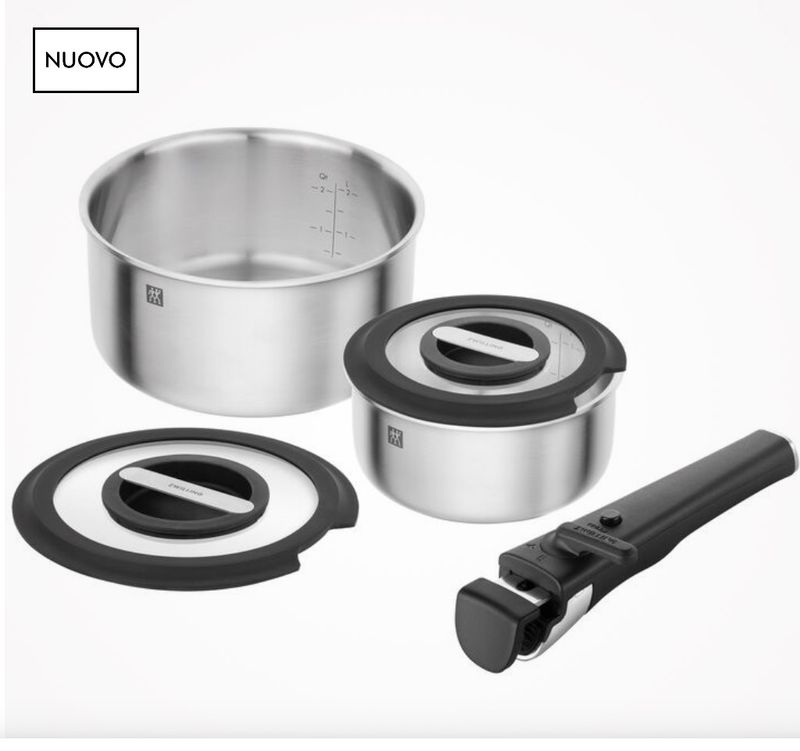 ZWILLING UNLOCK 5-pz., Set di pentole, inox