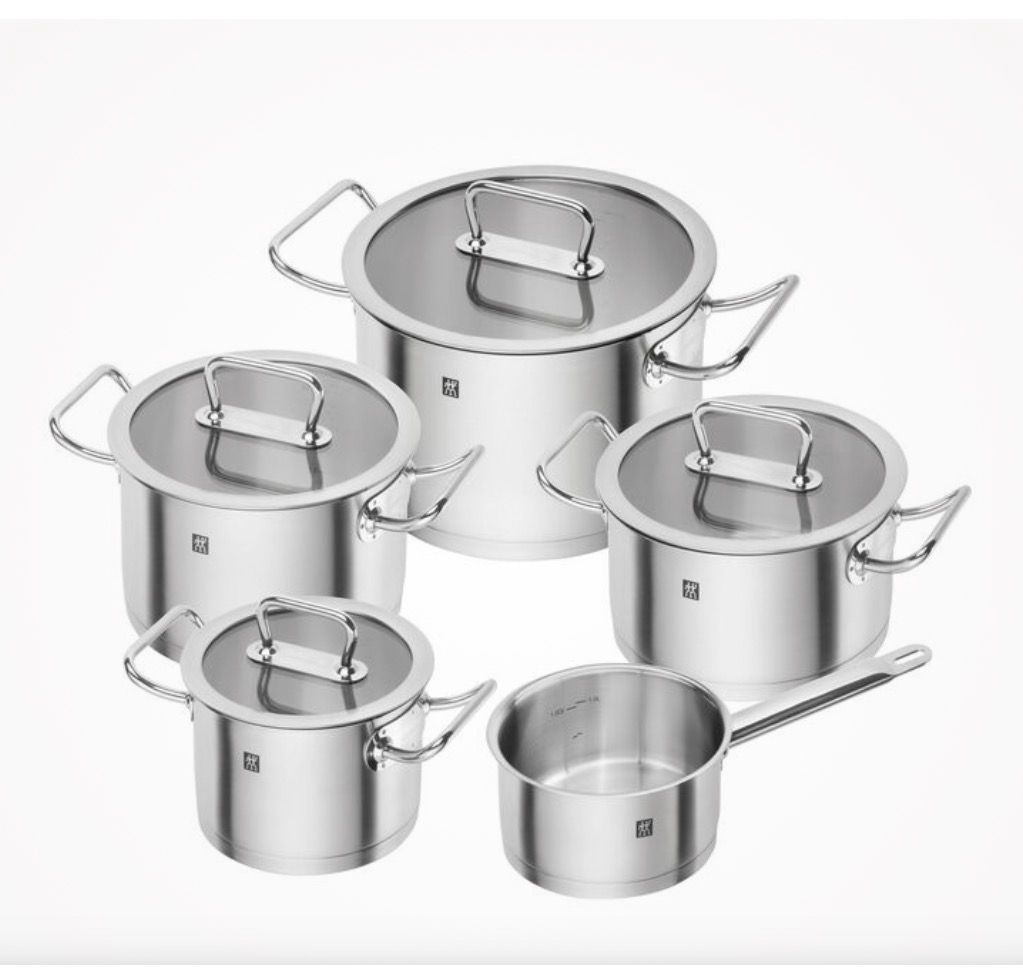 ZWILLING PRO 5-pz., Set di pentole,inox satinato