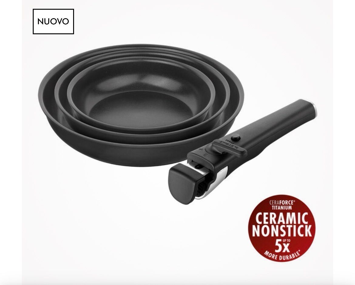 ZWILLING UNLOCK. SET DI PADELLE, 4-PZ., ALLUMINIO, CERAMIC TITANIUM