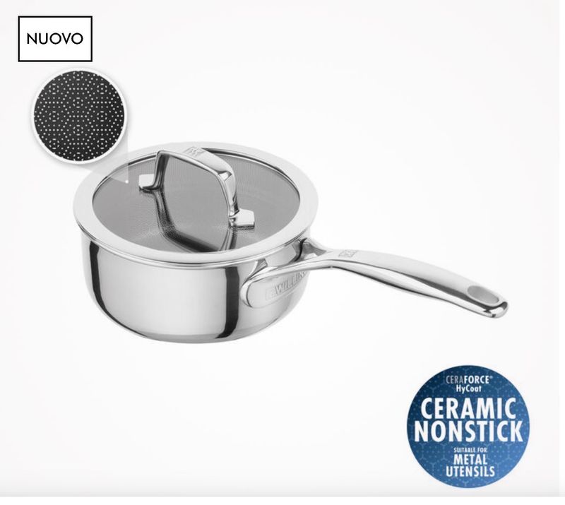 ZWILLING PEAK Casseruola con manico - 16 cm, 18/10 acciaio inossidabile, Ceraforce HyCoat