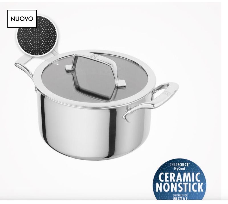 ZWILLING PEAK Pentola - 24 cm, 18/10 acciaio inossidabile, Ceraforce HyCoat