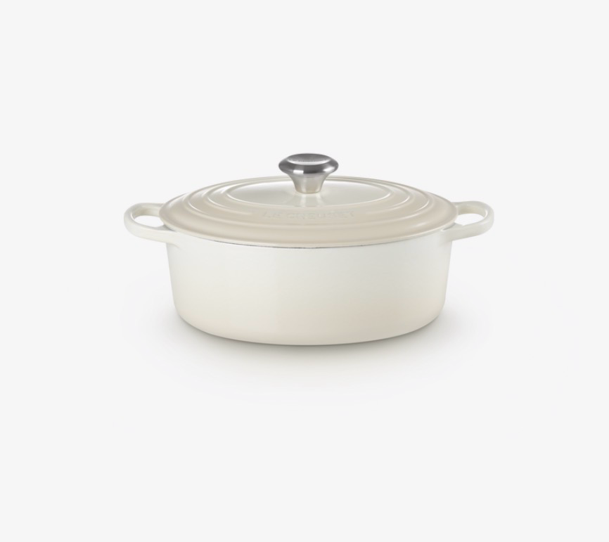 LE CREUSET Cocotte rotonda Evolution in ghisa vetrificata - 20cm - meringue