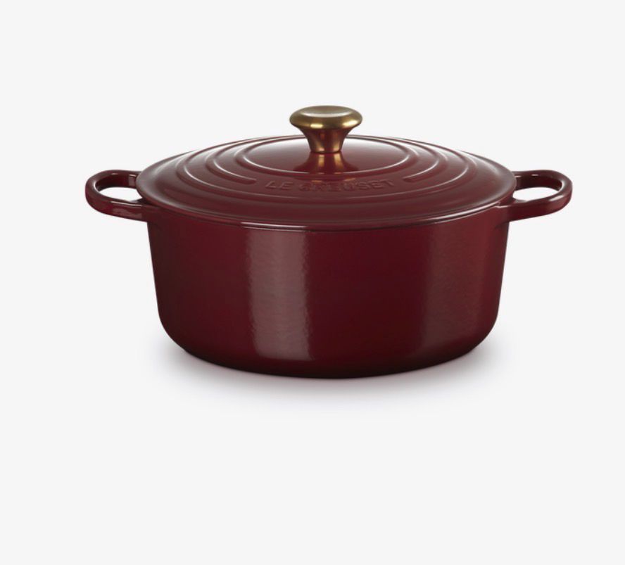 LE CREUSET Cocotte rotonda Evolution in ghisa vetrificata - 20cm bordeaux Garnet