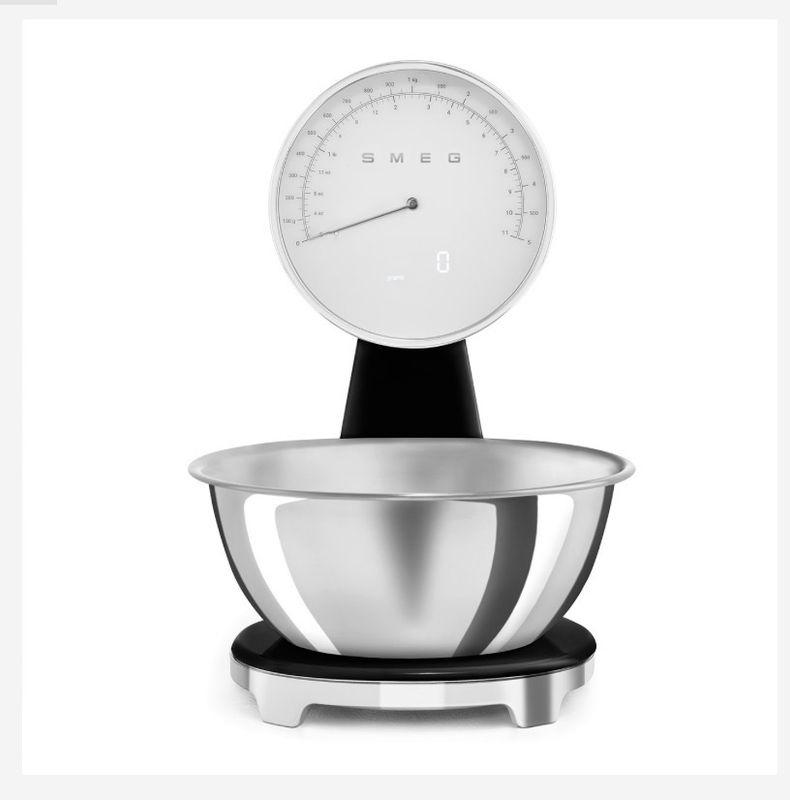 SMEG Bilancia da cucina analogica e digitale nera