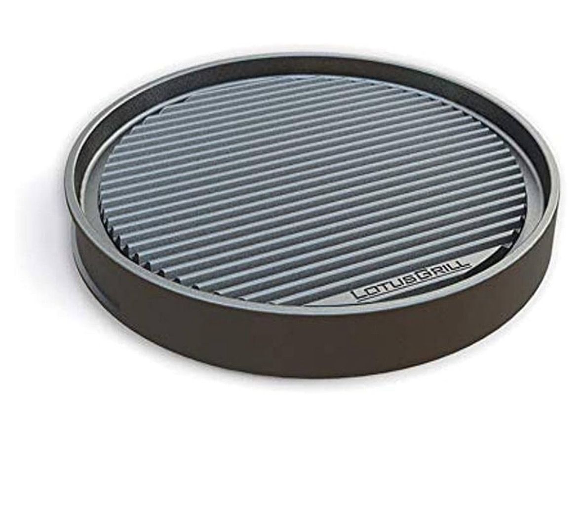 LotusGrill LOTP-AL-290 Piastra Teppanyaki in Metallo, Nero