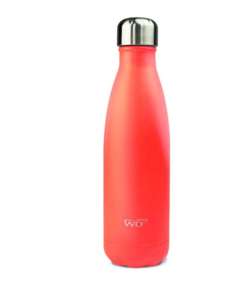 Bottiglia termica in acciaio inox a doppia parete 500 ml colore Arancione