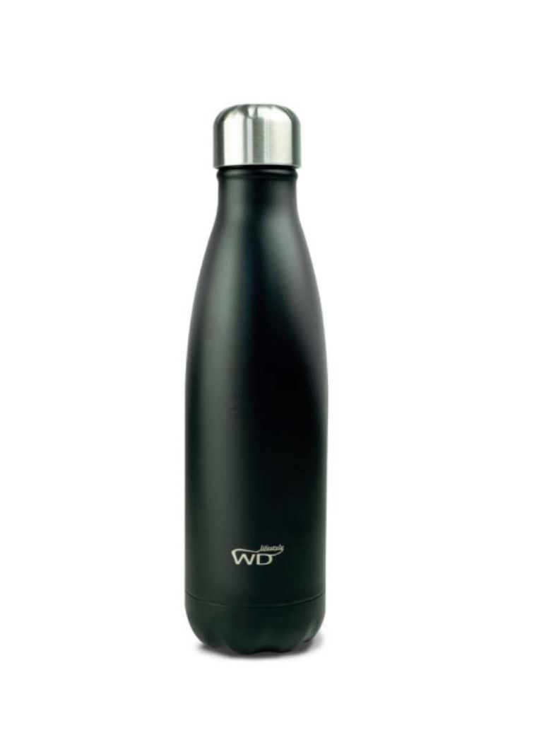 Bottiglia termica in acciaio inox a doppia parete 500 ml colore Nero