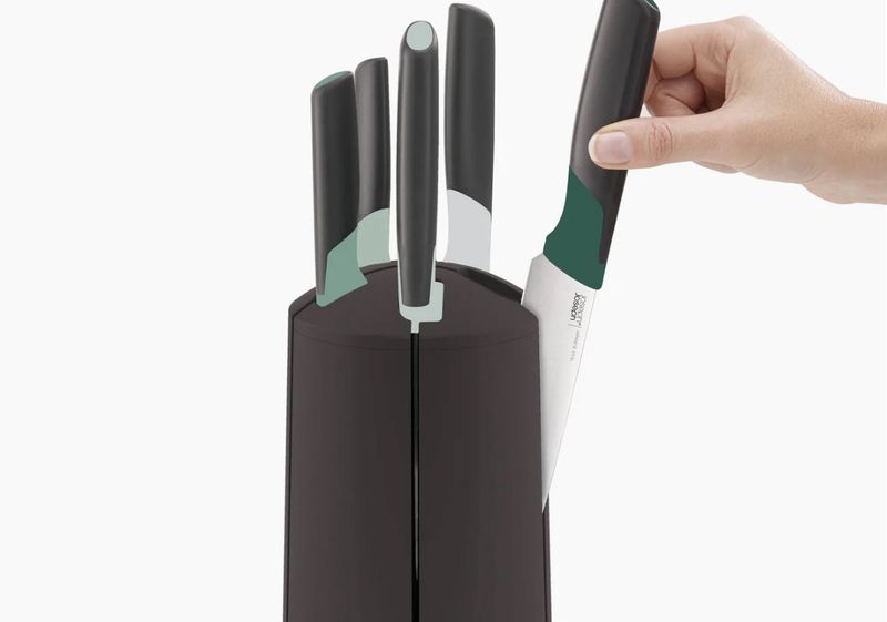 Elevate™ Green Knives Carousel 5-piece Set - Editions Elevate™ Green Knives Carousel 5-piece Set - Editions