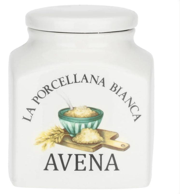 Barattolo Fiocchi Avena, Conserva - Porcellana, 1,1 l