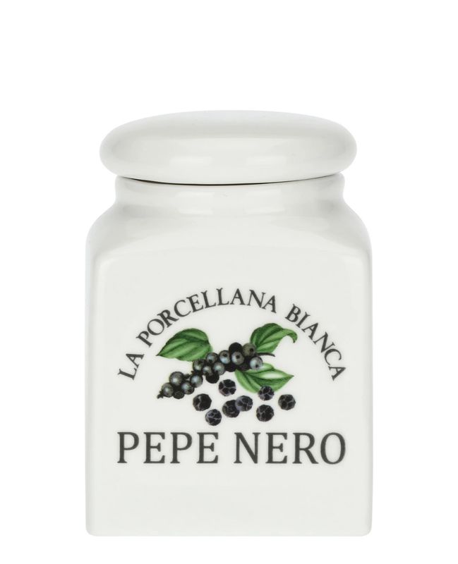 Barattolo Pepe Nero, Conserva - Porcellana, 0,175 L