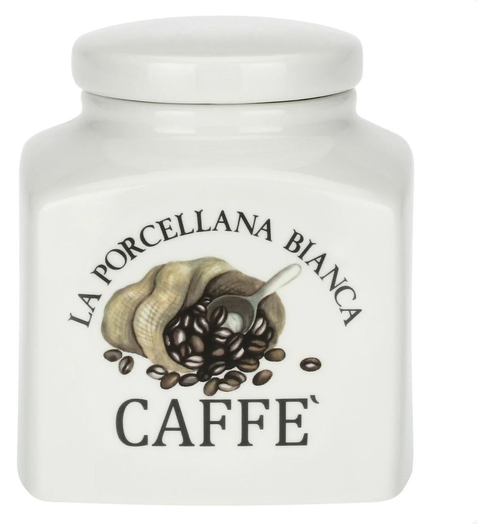 Barattolo Caffe', Conserva - Porcellana, 1,1 L