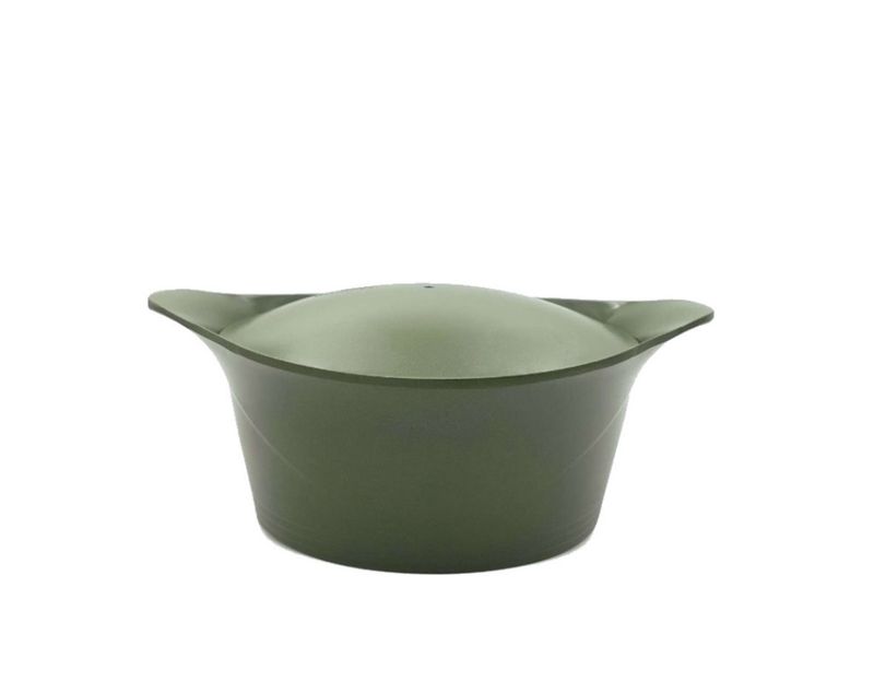 Cocotte 33 cm - verde felce con pomello Cocotte 33 cm - verde felce con pomello